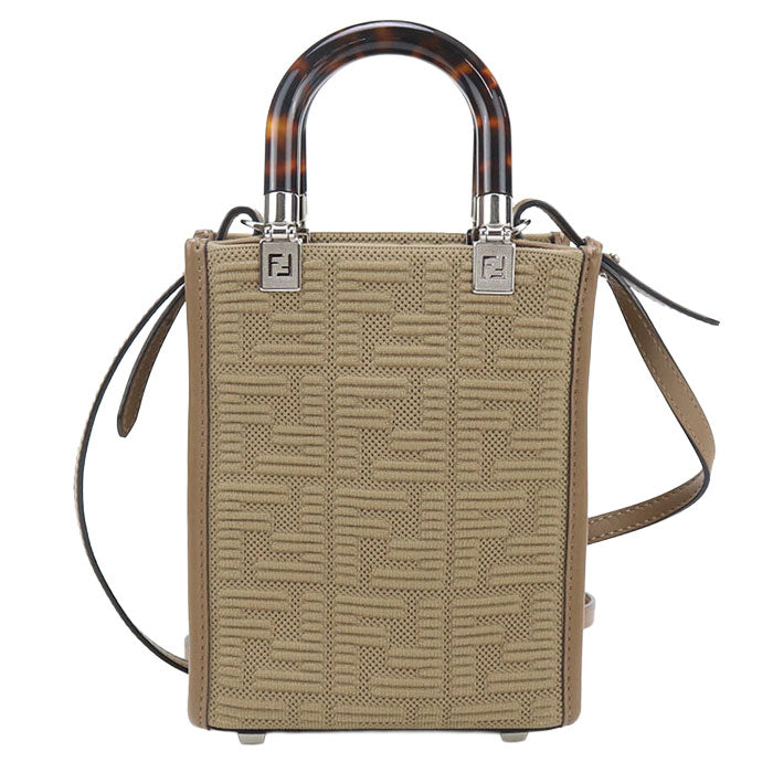 FENDI sunshine shopper mini FE90594 Tote bag cotton / sunshine shopper mini Women