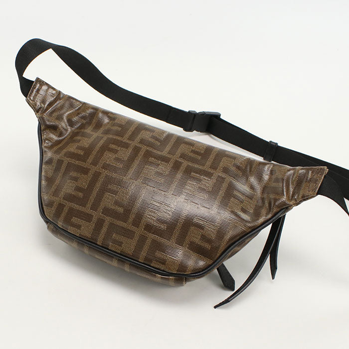 FENDI Belt bag Zucca 7VA446 body bag PVC Unisex