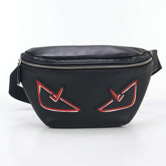 FENDI Belt Bug Monster bugs eye 7VA434 A72K body bag leather Men