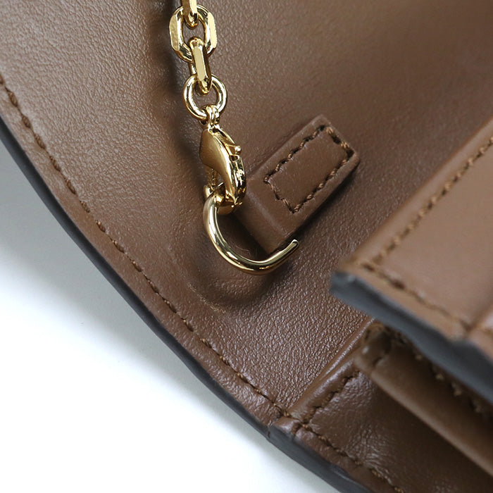 FENDI FF Diamond FE96325 Chain wallet leather / Purse with Chain Women