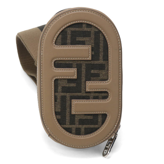 FENDI Olock 8AV416 body bag leather / Jacquard Women