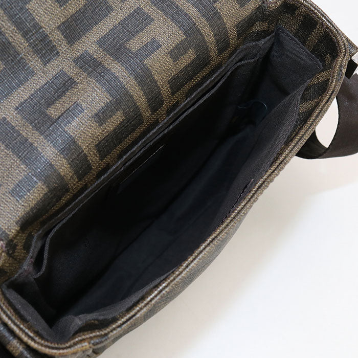 FENDI Zucca 7VA205 Diagonal shoulder bag PVC Men