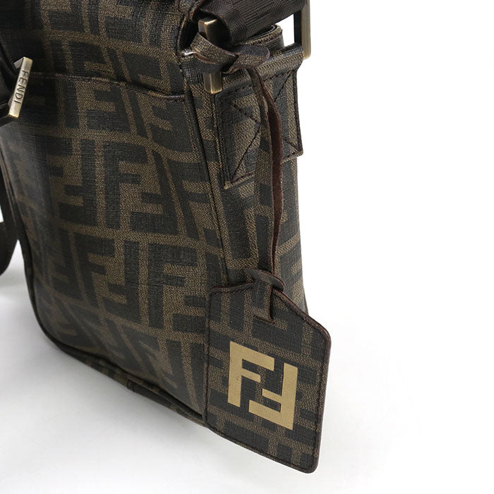 FENDI Zucca 7VA205 Diagonal shoulder bag PVC Men