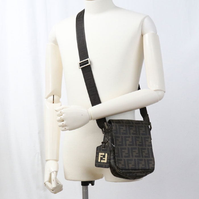 FENDI Zucca 7VA205 Diagonal shoulder bag PVC Men