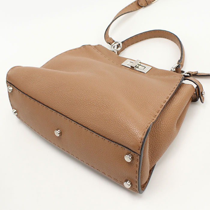 FENDI 2WAY Peekaboo 8BN290 Handbag Calfskin Women