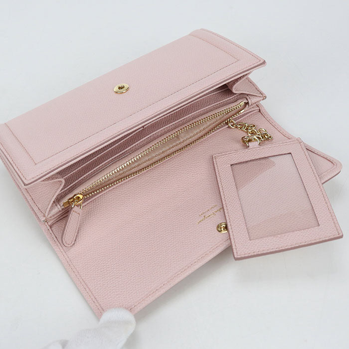 FERRAGAMO Vara ribbon 22 D154 Purse folio / Embossed Calfskin Women