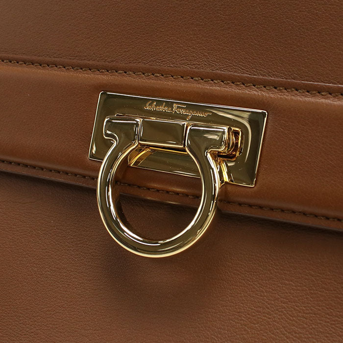 FERRAGAMO 2WAY Gancini 21 F606 Handbag Calfskin Women