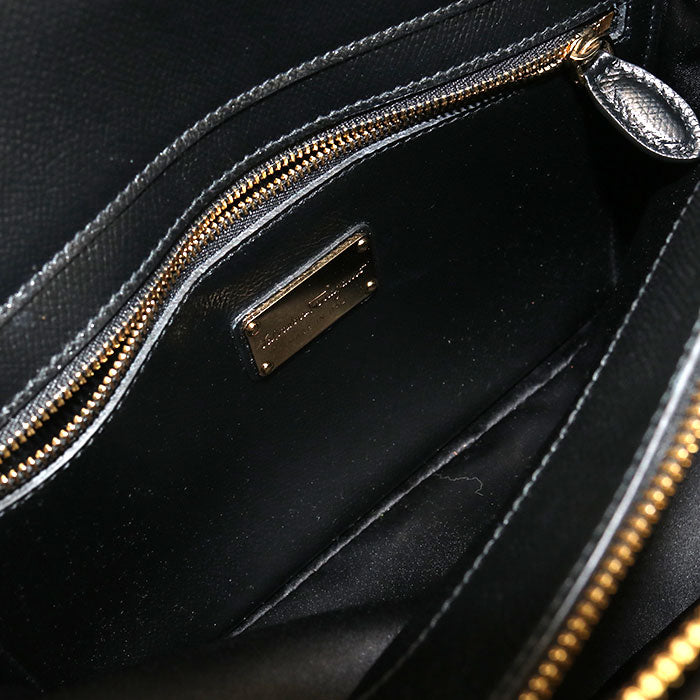 FERRAGAMO 2WAY 21 G925 Handbag Calfskin Women's