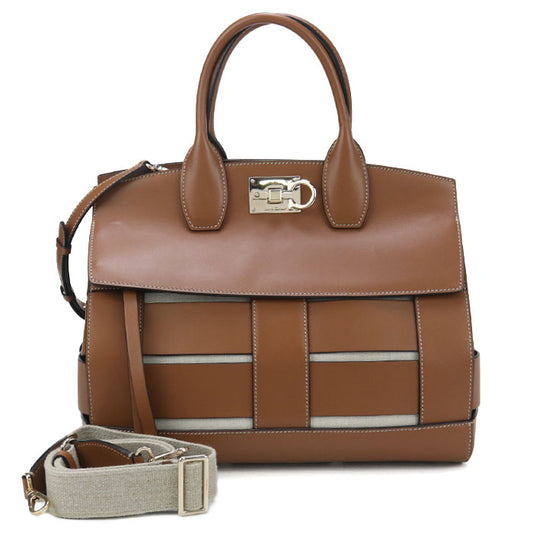 FERRAGAMO 2WAY Gancini 21 H900 Tote bag Calfskin Women