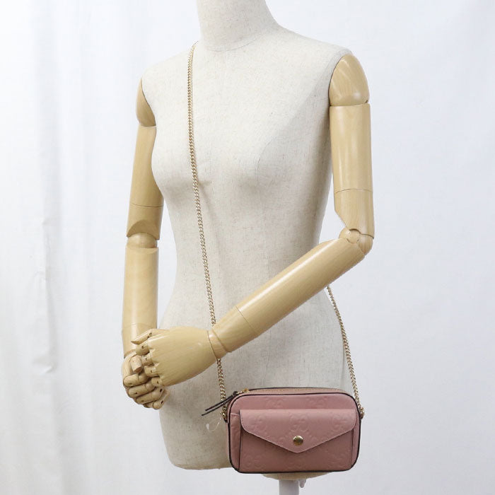 GUCCI Chain Shoulder bag Jumbo GG 781554 Diagonal shoulder bag leather Women