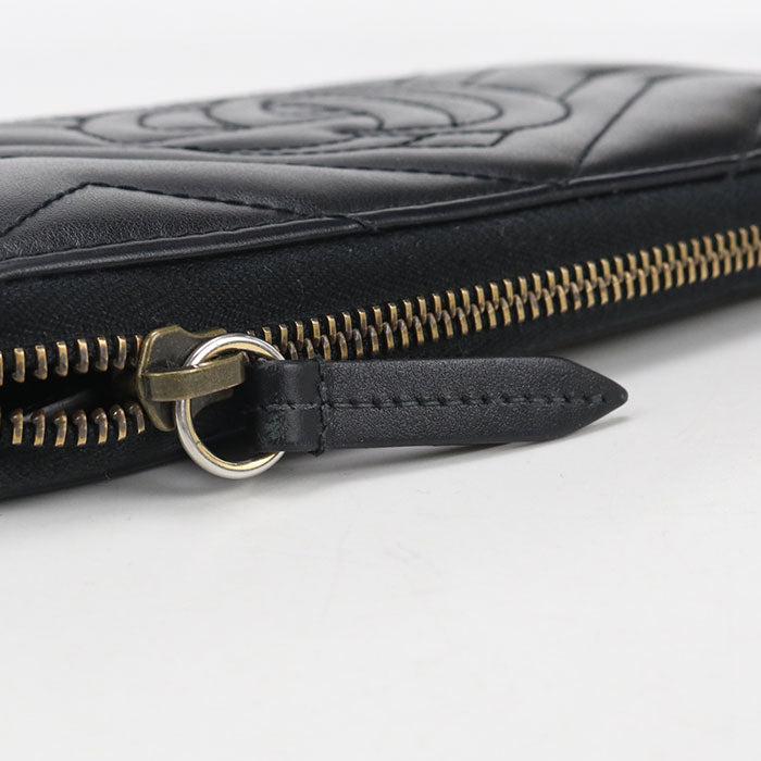GUCCI Zip around wallet GG Marmont 443123 PurseZip Around leather Women's
