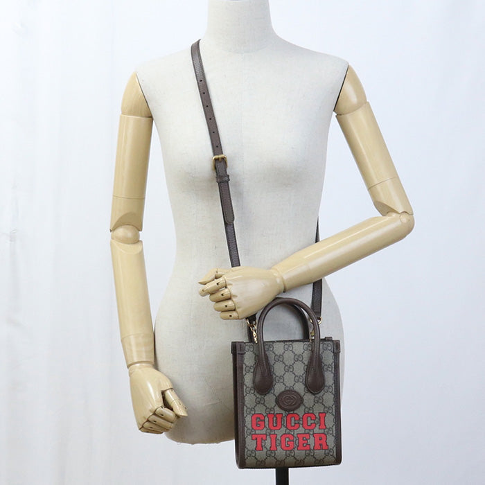 GUCCI 2WAY handbag Interlocking G GU82824 Tote bag GG Supreme / 2WAY handbag Women