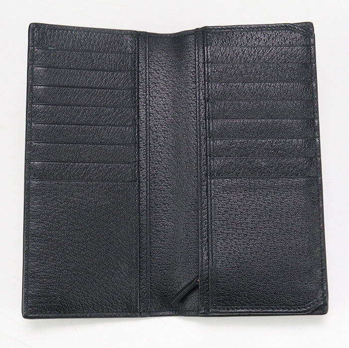 GUCCI Long wallet Double G GU88947 Long wallet with double fold coin purse leather / Long wallet Men