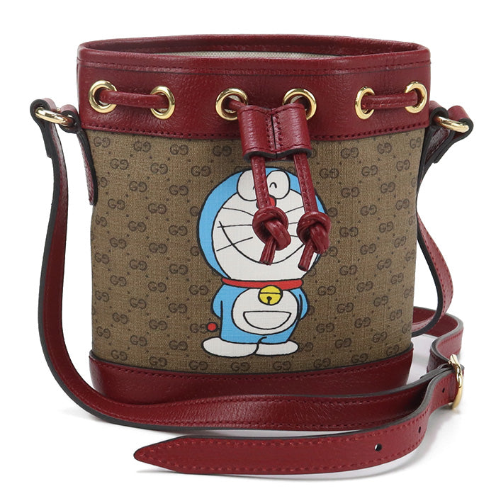 GUCCI Doraemon Micro GG 647801 Diagonal shoulder bag PVC / leather Women