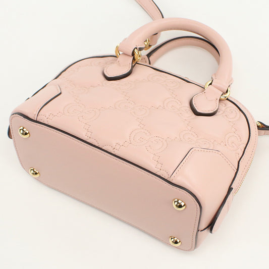 GUCCI 2WAY GG matelasse GU92312 Handbag leather / 2WAY handbag Women