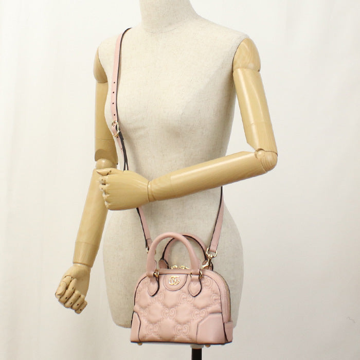 GUCCI 2WAY GG matelasse GU92312 Handbag leather / 2WAY handbag Women
