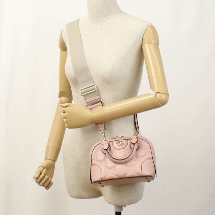 GUCCI 2WAY GG matelasse GU92312 Handbag leather / 2WAY handbag Women
