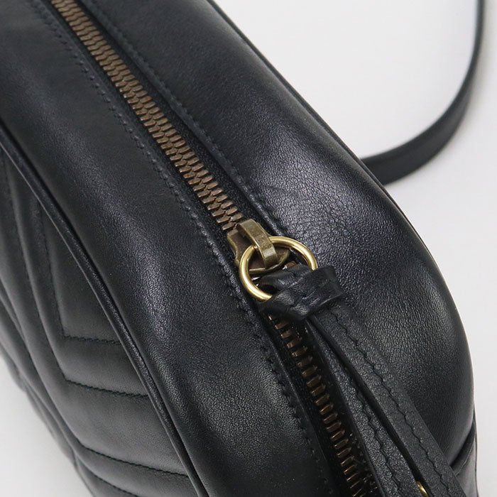 GUCCI Small camera bag GG Marmont GU93094 Shoulder bag leather / Small camera bag Women