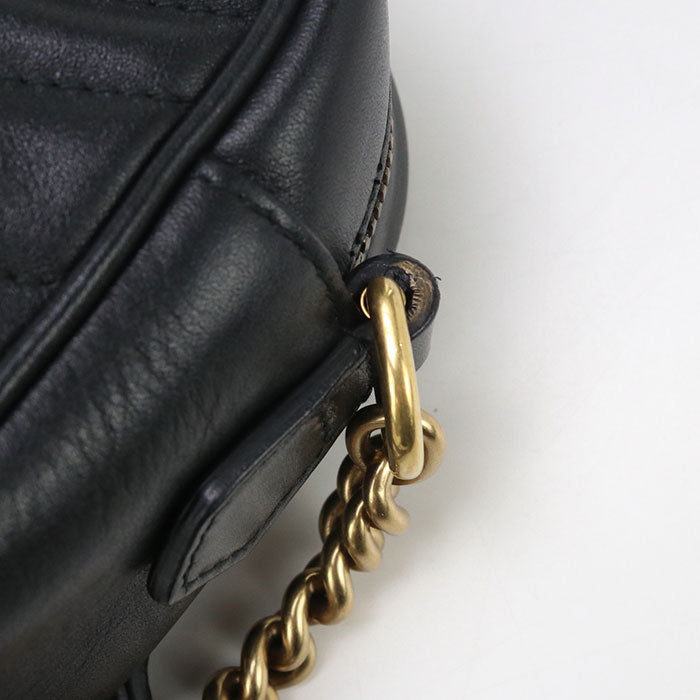 GUCCI Small camera bag GG Marmont GU93094 Shoulder bag leather / Small camera bag Women