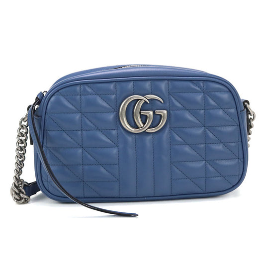 GUCCI Small camera bag GG Marmont GU93481 Shoulder bag leather / Small camera bag Women
