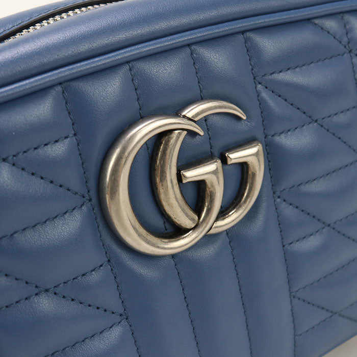 GUCCI Small camera bag GG Marmont GU93481 Shoulder bag leather / Small camera bag Women
