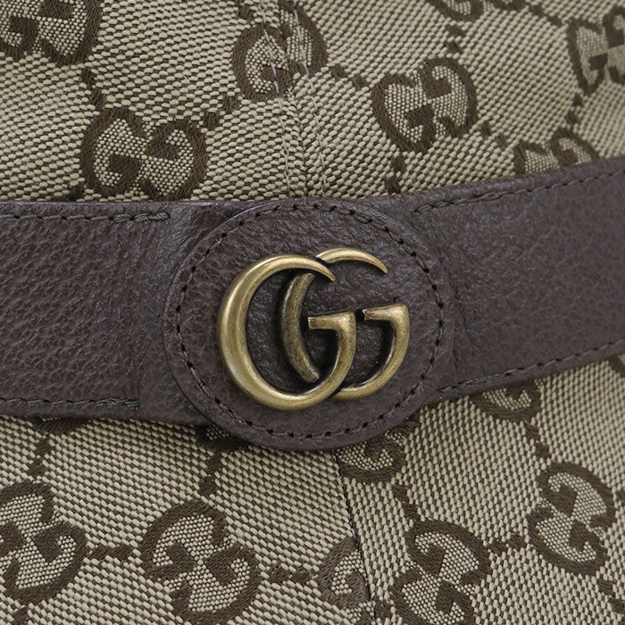 GUCCI Fedora hat GG canvas 576587 hat Unisex