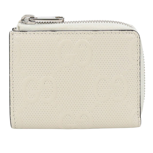 GUCCI L-shaped zipper wallet GG emboss GU93994 Zip AroundWallet leather / L-shaped zipper wallet Women