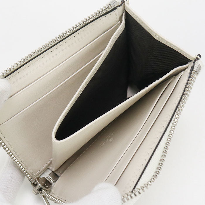 GUCCI L-shaped zipper wallet GG emboss GU93994 Zip AroundWallet leather / L-shaped zipper wallet Women