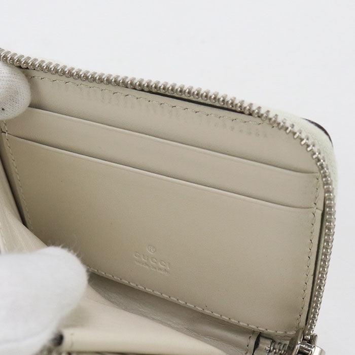 GUCCI L-shaped zipper wallet GG emboss GU93994 Zip AroundWallet leather / L-shaped zipper wallet Women