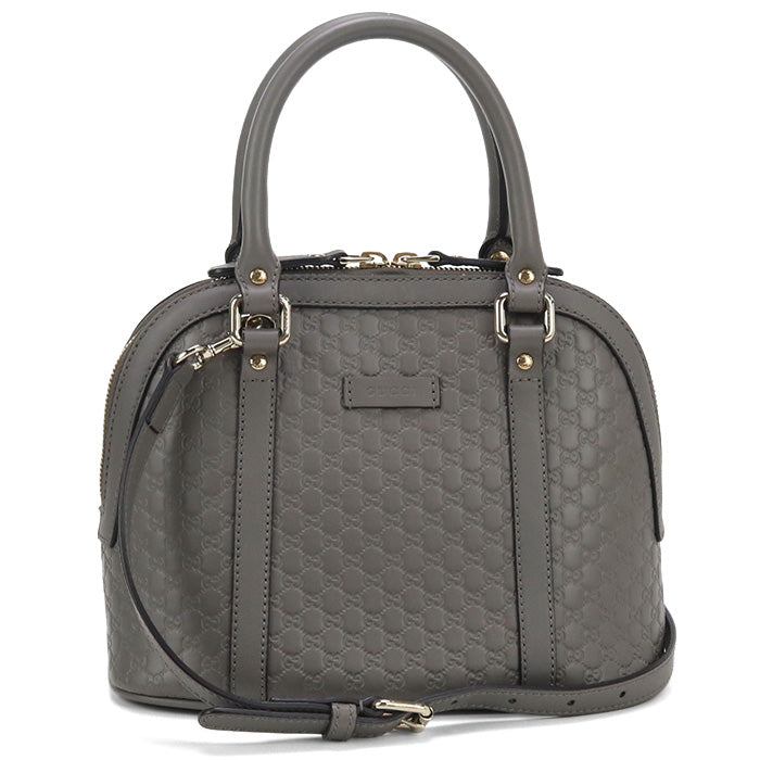 GUCCI 2WAY Micro Guccisima GU94228 Handbag leather / 2WAY handbag Women