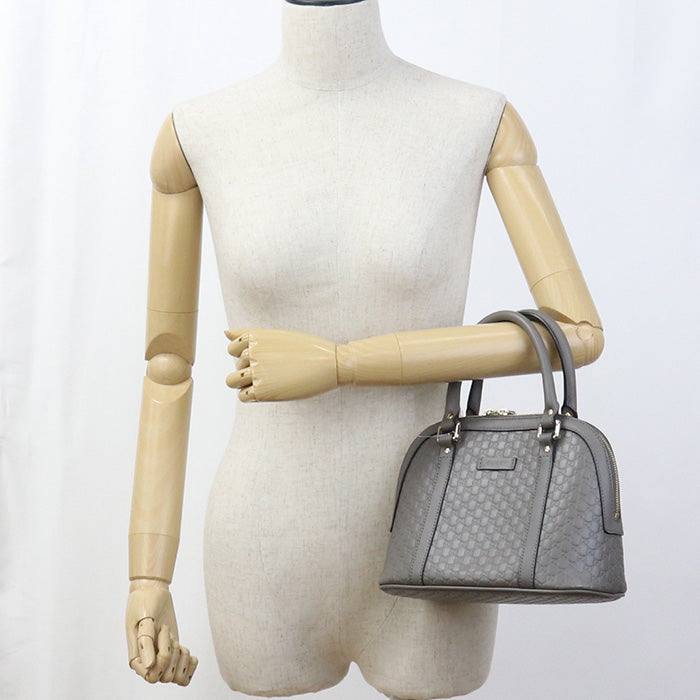 GUCCI 2WAY Micro Guccisima GU94228 Handbag leather / 2WAY handbag Women