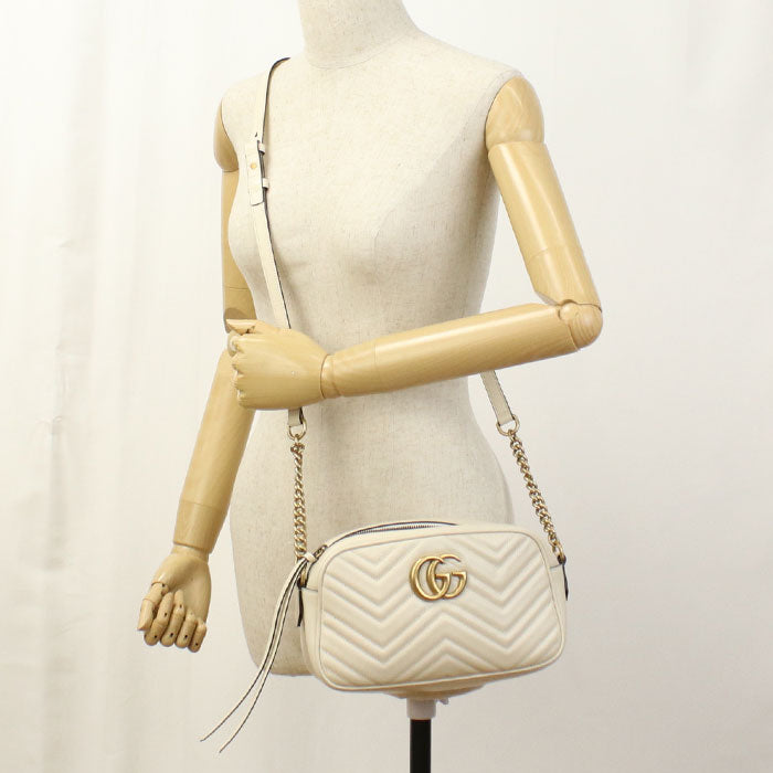 GUCCI Small camera bag GG Marmont 447632 Shoulder bag leather / Small camera bag Women