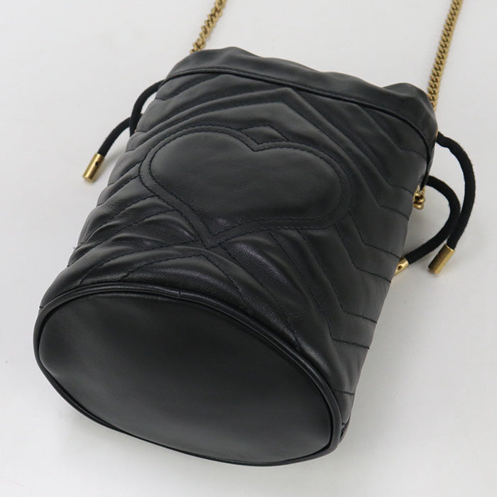GUCCI Small bucket bag GG Marmont GU94713 Shoulder bag / Small bucket bag Women