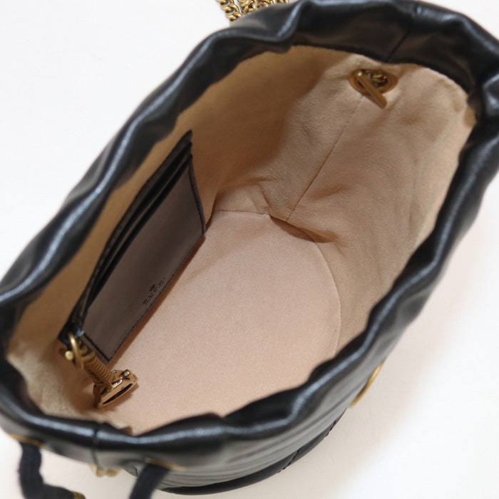 GUCCI Small bucket bag GG Marmont GU94713 Shoulder bag / Small bucket bag Women