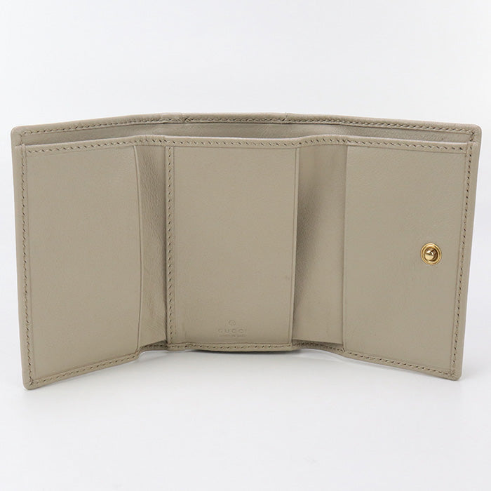 GUCCI Medium wallet Gucci Diana 658633 Three fold wallet leather Women