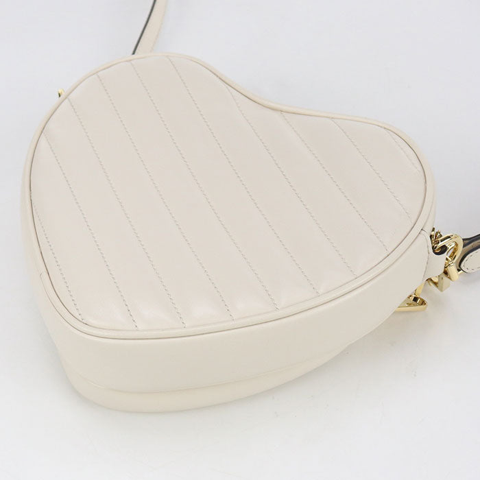 GUCCI heart Interlocking G GU95168 Shoulder bag leather / Heart Shoulder bag Women