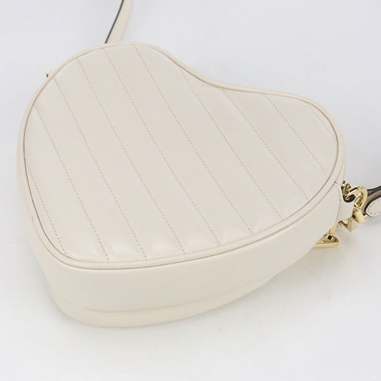 GUCCI heart Interlocking G GU95168 Shoulder bag leather / Heart Shoulder bag Women
