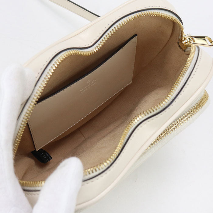 GUCCI heart Interlocking G GU95168 Shoulder bag leather / Heart Shoulder bag Women