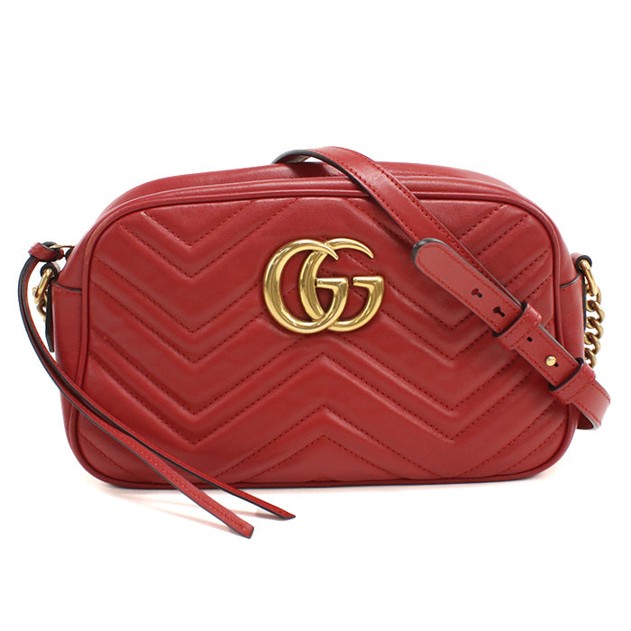 GUCCI Small camera bag GG Marmont 447632 Shoulder bag leather / Small camera bag Women