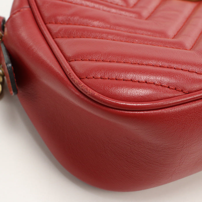 GUCCI Small camera bag GG Marmont 447632 Shoulder bag leather / Small camera bag Women