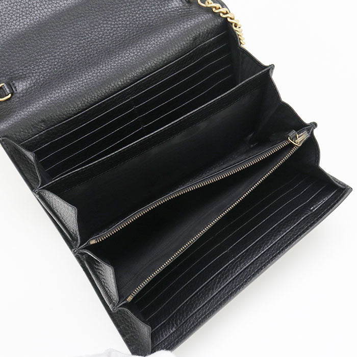 GUCCI Chain wallet GG Marmont 401232 Chain wallet leather Women