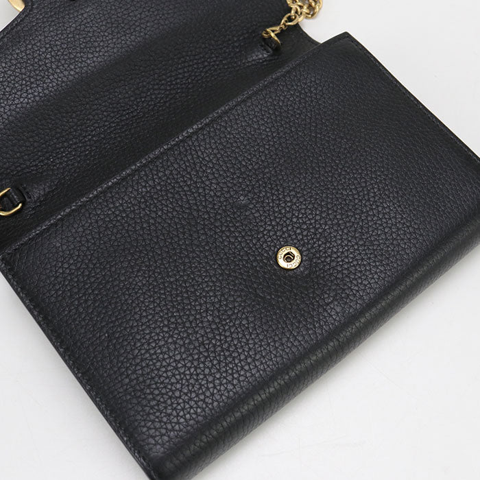 GUCCI Chain wallet GG Marmont 401232 Chain wallet leather Women