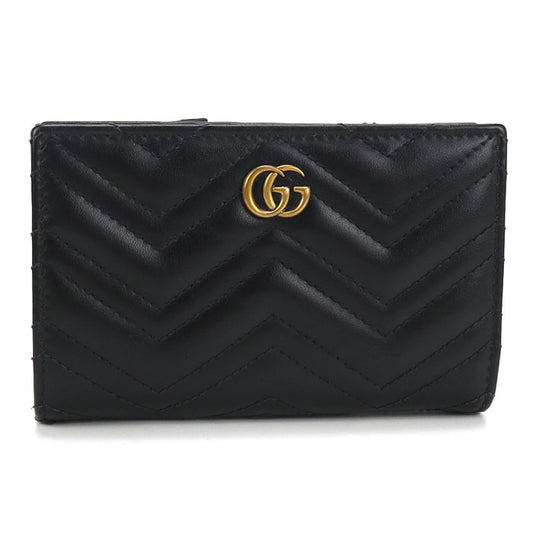 GUCCI Card Case wallet Double G 781583 Folded wallet / Quilted leather Women