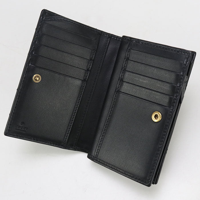 GUCCI Card Case wallet Double G 781583 Folded wallet / Quilted leather Women