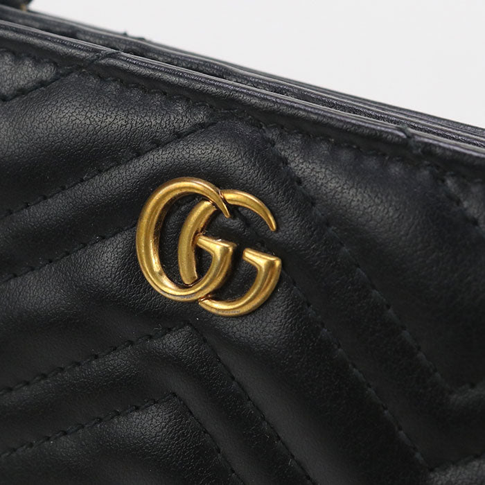 GUCCI Card Case wallet Double G 781583 Folded wallet / Quilted leather Women