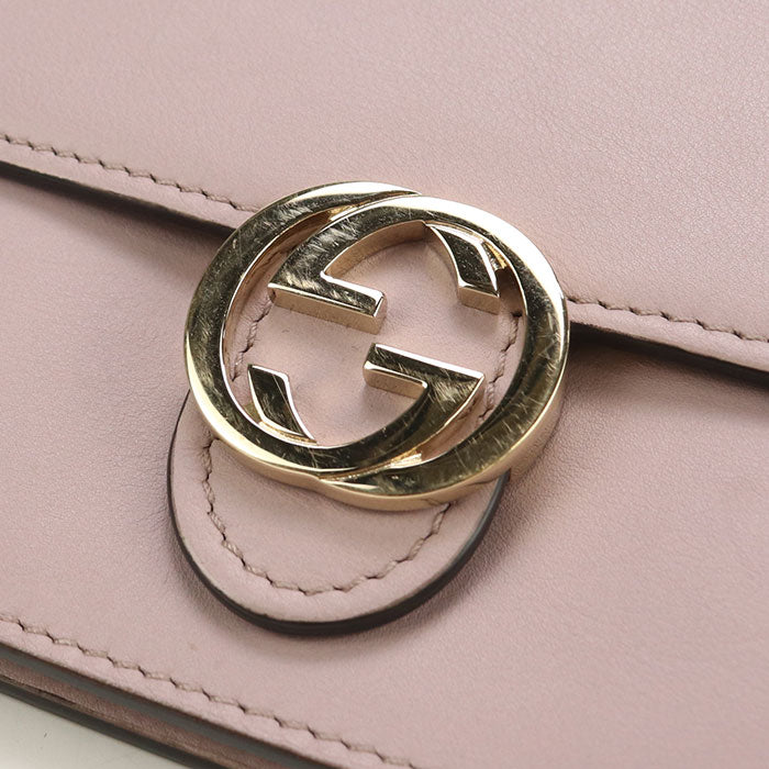 GUCCI Interlocking G 369664 Purse folio leather Women
