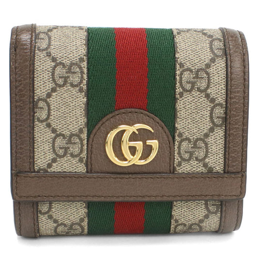 GUCCI GG Card Case wallet Ofidia 598662 Folded wallet PVC / leather Women