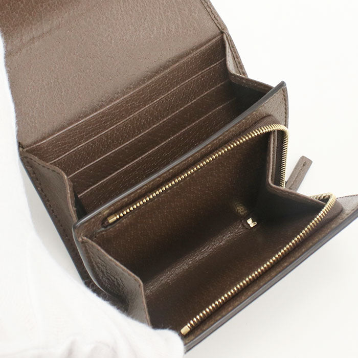 GUCCI GG Card Case wallet Ofidia 598662 Folded wallet PVC / leather Women