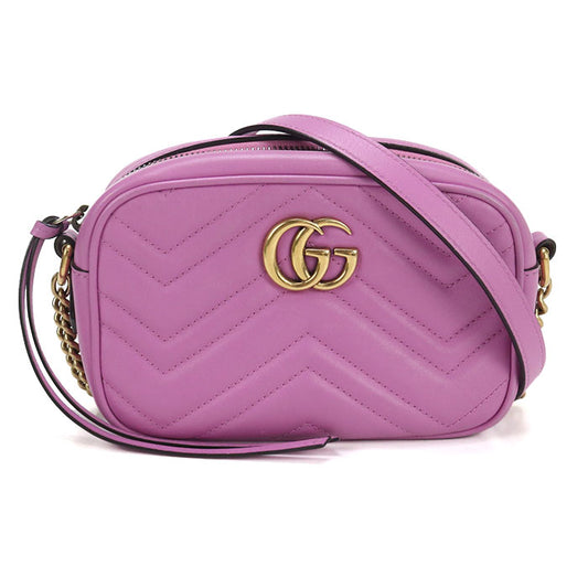 GUCCI Mini camera bag GG Marmont 448065 Diagonal shoulder bag leather Women