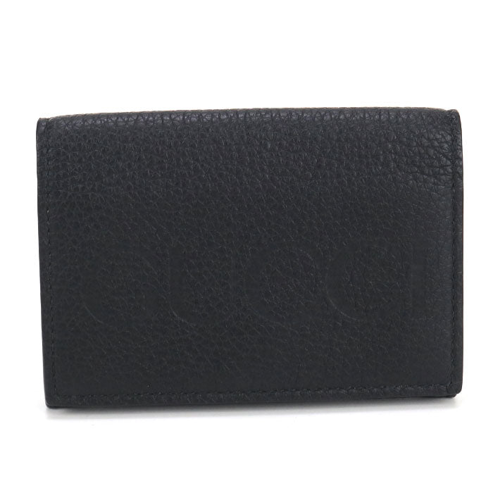 GUCCI Gucci logo 739389 name card holder leather Unisex